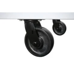 Husky Tool Storage 72 In. W X 24 In. D 18-Drawer Heavy Duty Adjustable Height Mobile Workbench Cabinet In Matte White -Husky Shop matte white with black trim husky mobile workbenches holc7218bt1m 76 1000