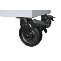 Husky Tool Storage 72 In. W X 24 In. D 18-Drawer Heavy Duty Adjustable Height Mobile Workbench Cabinet In Matte White -Husky Shop matte white with black trim husky mobile workbenches holc7218bt1m d4 1000