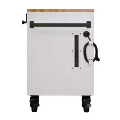 Husky Tool Storage 72 In. W X 24 In. D 18-Drawer Heavy Duty Adjustable Height Mobile Workbench Cabinet In Matte White -Husky Shop matte white with black trim husky mobile workbenches holc7218bt1m fa 1000