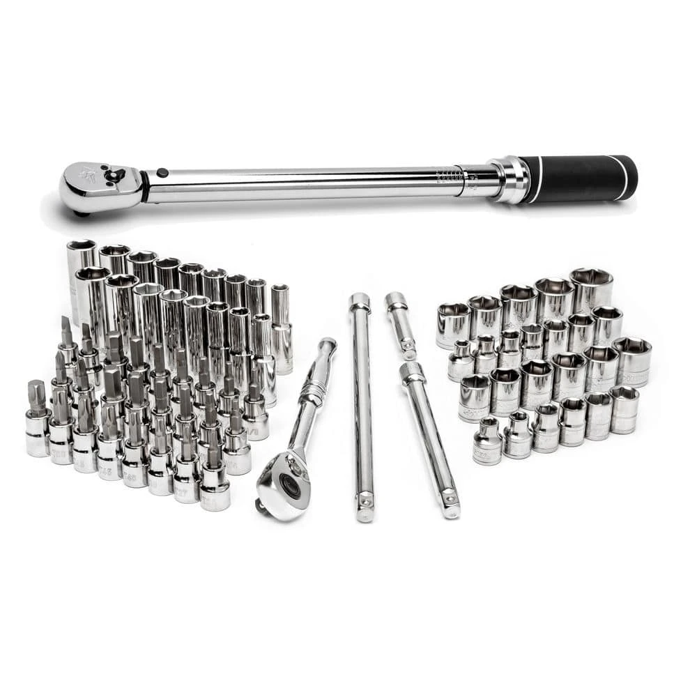 Husky 3/8 In. Drive Mechanics Tool Set With 3/8 In. Drive 20 Ft./lbs. To 100 Ft./lbs. Torque Wrench (71-Piece) 3 Husky 3/8 In. Drive Mechanics Tool Set With 3/8 In. Drive 20 Ft./lbs. To 100 Ft./lbs. Torque Wrench (71-Piece) - Image 3