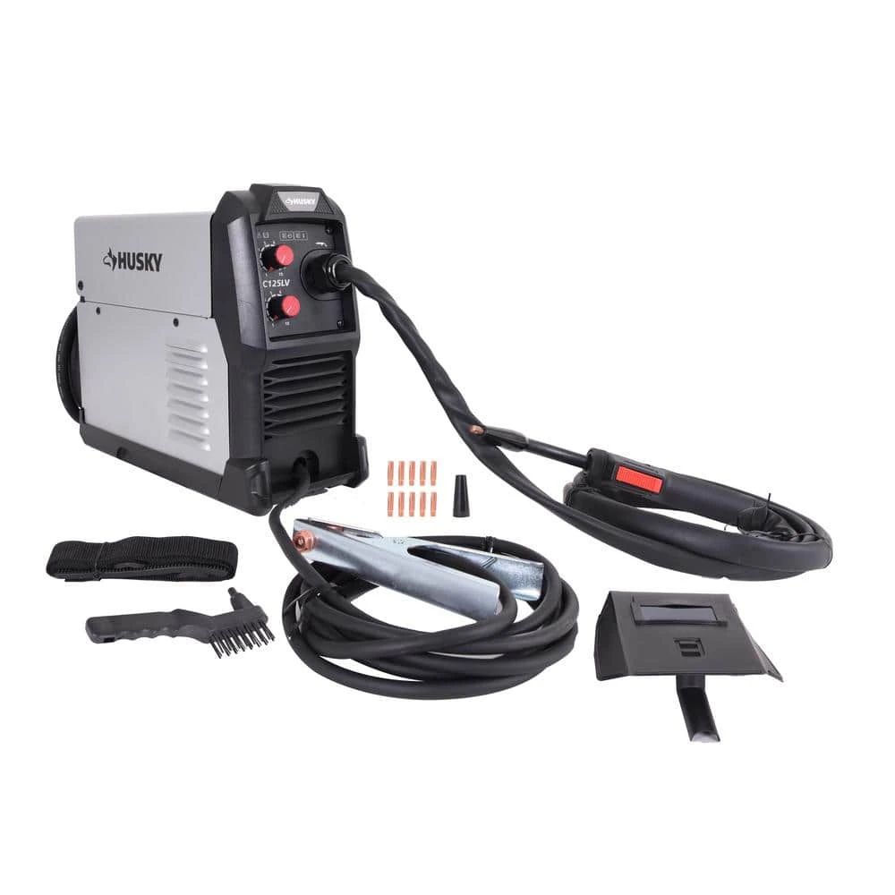 Husky Single Phase 125 Amp 120-Volt AC Wire Feed 125 MIG Flux Cored Welder 1 Husky Single Phase 125 Amp 120-Volt AC Wire Feed 125 MIG Flux Cored Welder