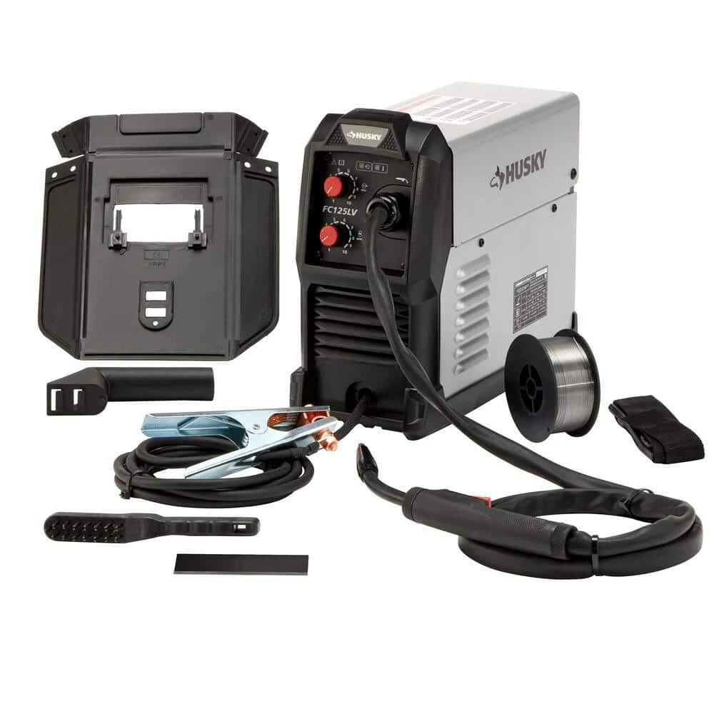 Husky Single Phase 125 Amp 120-Volt AC Wire Feed 125 MIG Flux Cored Welder 2 Husky Single Phase 125 Amp 120-Volt AC Wire Feed 125 MIG Flux Cored Welder - Image 2