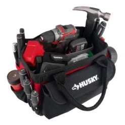 Husky 14 In. Open Tool Bag With 15 Pockets -Husky Shop multi colored husky tool bags hd60088a th a0 1000