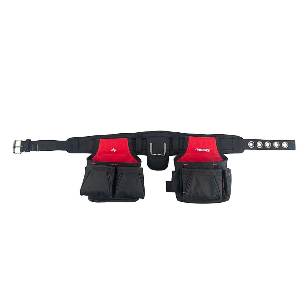Husky Contractors 2-Bag Tool Belt 1 Husky Contractors 2-Bag Tool Belt