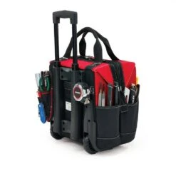 Husky 14 In. Rolling Tool Tote Bag -Husky Shop red and black husky tool bags gp 44316an13 1f 1000