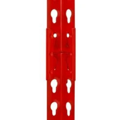 Husky 5-Tier Heavy Duty Steel Garage Storage Shelving Unit In Red (48 In. W X 78 In. H X 24 In. D) -Husky Shop red black husky freestanding shelving units mr482478w5 r 76 1000