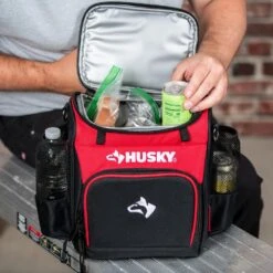 Husky 9 In. Job Site Lunch Box Cooler Bag 25 Husky 9 In. Job Site Lunch Box Cooler Bag -Husky Shop red black husky tool bags hd50100 th 76 1000