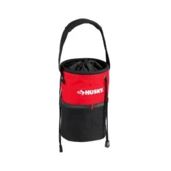 Husky 5 In. 10 Pocket Utility Sack Tool Bag -Husky Shop red black husky tool bags hd50200 th 1d 1000