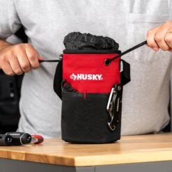 Husky 5 In. 10 Pocket Utility Sack Tool Bag -Husky Shop red black husky tool bags hd50200 th 76 1000