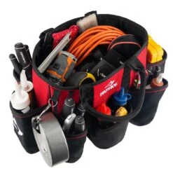 Husky 14 In. 15 Pocket Open Top Supply Tool Bag -Husky Shop red black husky tool bags hd60014 th a0 1000