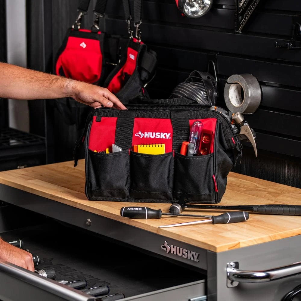 Husky 15 In. 8 Pocket Zippered Tool Bag 13 Husky 15 In. 8 Pocket Zippered Tool Bag - Image 13