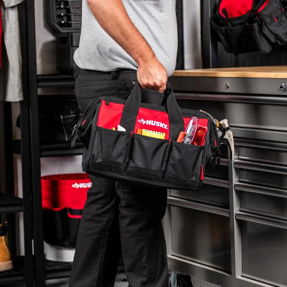 Husky 15 In. 8 Pocket Zippered Tool Bag 12 Husky 15 In. 8 Pocket Zippered Tool Bag - Image 12