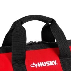 Husky 18 In. 14 Pocket Zippered Tool Bag -Husky Shop red black husky tool bags hd60018 th 4f 1000