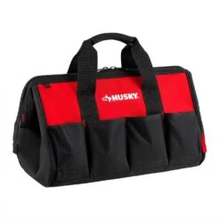 Husky 18 In. 14 Pocket Zippered Tool Bag -Husky Shop red black husky tool bags hd60018 th 66 1000
