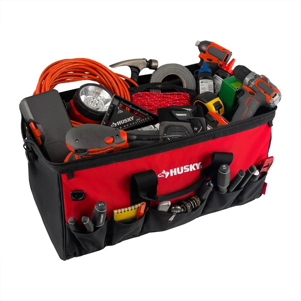 Husky 24 In. 16 Pocket Zippered Tool Bag 5 Husky 24 In. 16 Pocket Zippered Tool Bag - Image 5