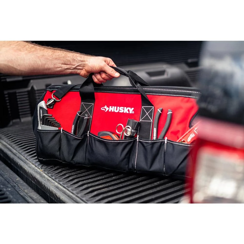 Husky 24 In. 16 Pocket Zippered Tool Bag 14 Husky 24 In. 16 Pocket Zippered Tool Bag - Image 14