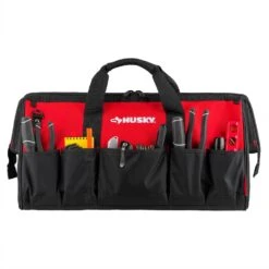 Husky 24 In. 16 Pocket Zippered Tool Bag 16 Husky 24 In. 16 Pocket Zippered Tool Bag -Husky Shop red black husky tool bags hd60024 th 40 1000
