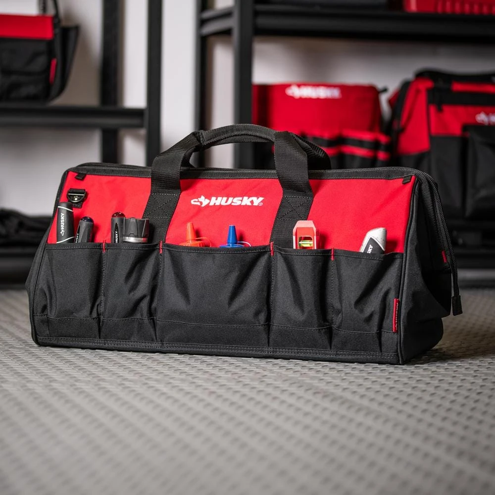 Husky 24 In. 16 Pocket Zippered Tool Bag 13 Husky 24 In. 16 Pocket Zippered Tool Bag - Image 13