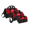 Husky 3-Piece Tool Bag Combo (12 In., 15 In. And 18 In.) -Husky Shop red black husky tool bags hd60258 th fd 64 1000