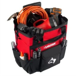 Husky 14 In. 13 Pocket Rolling Tool Bag -Husky Shop red black husky tool bags hd65014 th 1d 1000