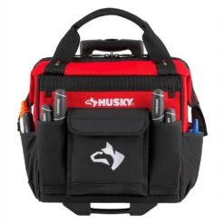 Husky 14 In. 13 Pocket Rolling Tool Bag -Husky Shop red black husky tool bags hd65014 th 40 1000