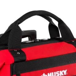 Husky 14 In. 13 Pocket Rolling Tool Bag -Husky Shop red black husky tool bags hd65014 th 44 1000