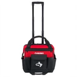 Husky 14 In. 13 Pocket Rolling Tool Bag -Husky Shop red black husky tool bags hd65014 th 66 1000