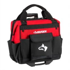 Husky 14 In. 13 Pocket Rolling Tool Bag -Husky Shop red black husky tool bags hd65014 th c3 1000