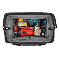 Husky 14 In. Rolling Tool Bag With Stackable 12 In. Tool Bag -Husky Shop red black husky tool bags hd650142 th bd 1d 1000