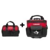 Husky 14 In. Rolling Tool Bag With Stackable 12 In. Tool Bag -Husky Shop red black husky tool bags hd650142 th bd 64 1000