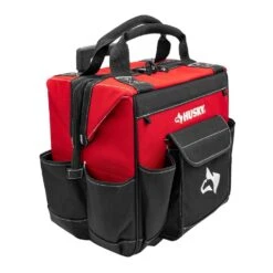 Husky 14 In. Rolling Tool Bag With Stackable 12 In. Tool Bag -Husky Shop red black husky tool bags hd650142 th bd 77 1000