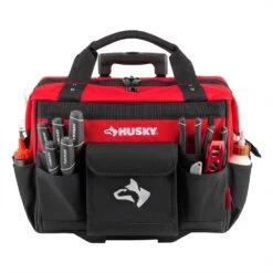 Husky 18 In. 18 Pocket Rolling Tool Bag 16 Husky 18 In. 18 Pocket Rolling Tool Bag -Husky Shop red black husky tool bags hd65018 th 40 1000