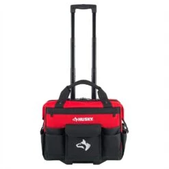 Husky 18 In. 18 Pocket Rolling Tool Bag 19 Husky 18 In. 18 Pocket Rolling Tool Bag -Husky Shop red black husky tool bags hd65018 th 66 1000
