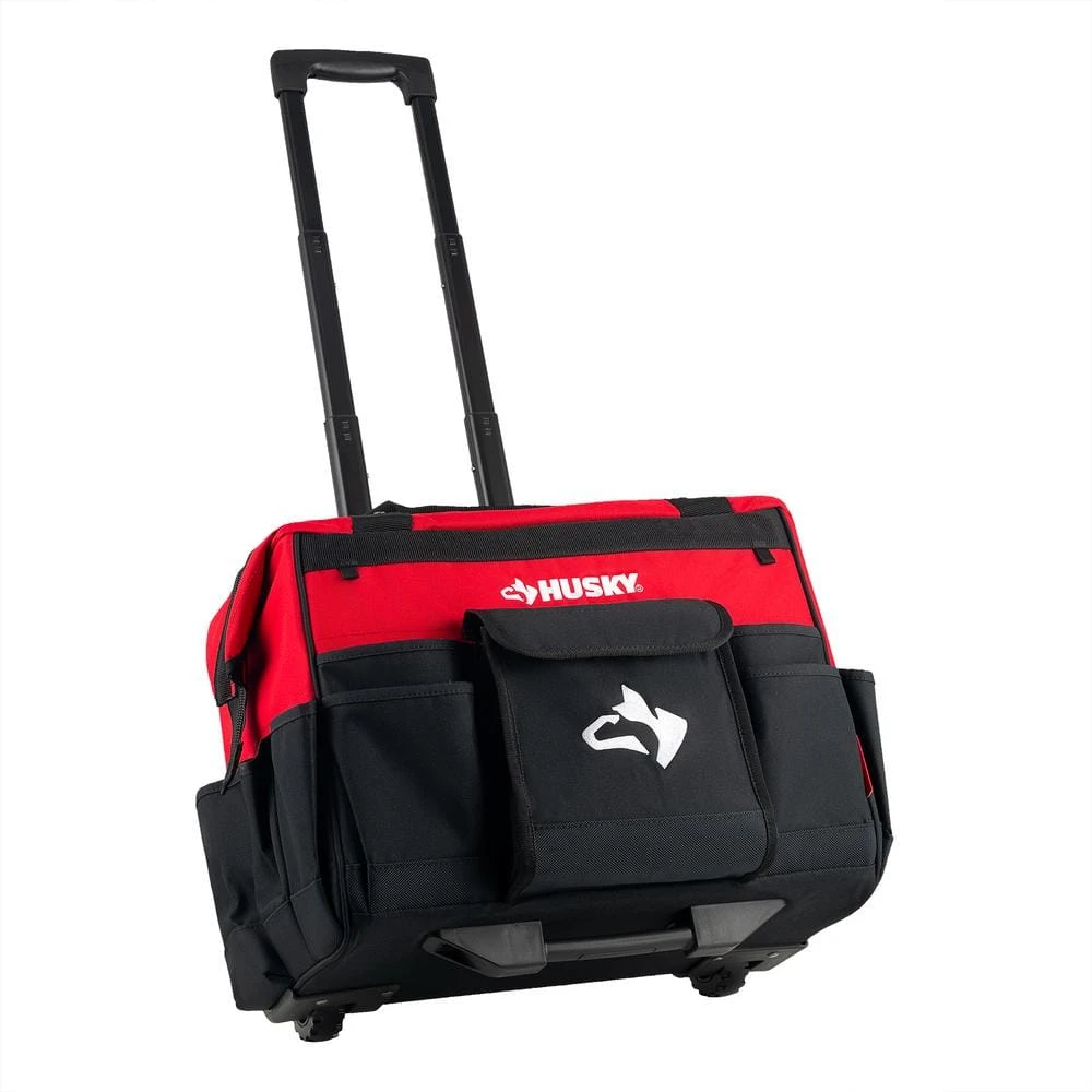 Husky 18 In. 18 Pocket Rolling Tool Bag 7 Husky 18 In. 18 Pocket Rolling Tool Bag - Image 7