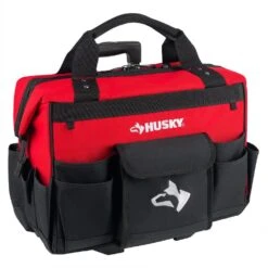 Husky 18 In. 18 Pocket Rolling Tool Bag 21 Husky 18 In. 18 Pocket Rolling Tool Bag -Husky Shop red black husky tool bags hd65018 th c3 1000