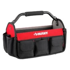 Husky 17 In. 18 Pocket Open Top Tool Bag -Husky Shop red black husky tool bags hd70017 th 1d 1000