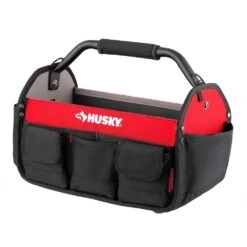 Husky 17 In. 18 Pocket Open Top Tool Bag -Husky Shop red black husky tool bags hd70017 th 66 1000