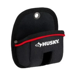 Husky 4.5 In. Clip On Tape Measure Tool Belt Pouch -Husky Shop red black husky tool belts hd54011 th 1d 1000
