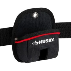 Husky 4.5 In. Clip On Tape Measure Tool Belt Pouch -Husky Shop red black husky tool belts hd54011 th 1f 1000