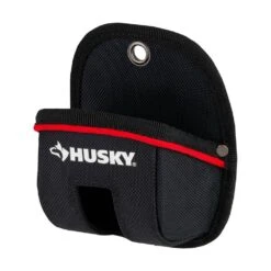 Husky 4.5 In. Clip On Tape Measure Tool Belt Pouch -Husky Shop red black husky tool belts hd54011 th 66 1000