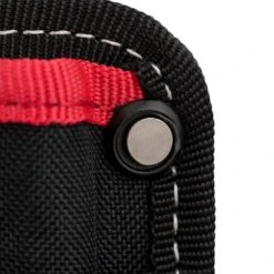 Husky 7 In. 3-Pocket Clip On Tool Belt Pouch -Husky Shop red black husky tool belts hd55200 th 4f 1000