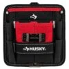 Husky 7 In. 3-Pocket Clip On Tool Belt Pouch -Husky Shop red black husky tool belts hd55200 th 64 1000