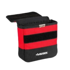 Husky 7 In. Clip On Tool Belt Pouch -Husky Shop red black husky tool belts hd55300 th 1d 1000