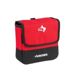 Husky 7 In. Clip On Tool Belt Pouch -Husky Shop red black husky tool belts hd55300 th 66 1000