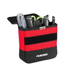 Husky 7 In. Clip On Tool Belt Pouch -Husky Shop red black husky tool belts hd55300 th a0 1000