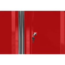 Husky Ready-to-Assemble 24-Gauge Steel 1-Drawer 2-Door Garage Base Cabinet In Red (28 In. W X 32.8 In. H X 18.3 In. D) -Husky Shop red husky free standing cabinets g2801br us c3 1000