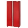 Husky Ready-to-Assemble 24-Gauge Steel Freestanding Garage Cabinet In Red (36.6 In. W X 72 In. H X 18.3 In. D) -Husky Shop red husky free standing cabinets g3602tr us 64 1000