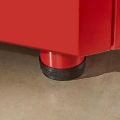 Husky Ready-to-Assemble 23-gauge Steel 2-Door Garage Base Cabinet In Red (28 In. W X 32 In. H X 18 In. D) -Husky Shop red husky free standing cabinets home28xdb22 1f 1000