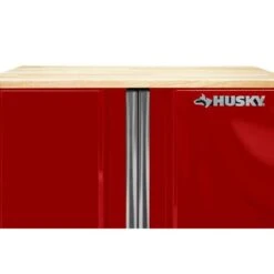 Husky Ready-to-Assemble 23-gauge Steel 2-Door Garage Base Cabinet In Red (28 In. W X 32 In. H X 18 In. D) -Husky Shop red husky free standing cabinets home28xdb22 c3 1000