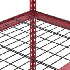 Husky 5-Tier Heavy Duty Boltless Steel Garage Storage Shelving Unit In Red (48 In. W X 78 In. H X 24 In. D) -Husky Shop red husky freestanding shelving units n2r482478w5r 76 1000